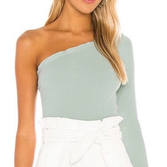 superdown Tops - Superdown x Revolve one shoulder long sleeve